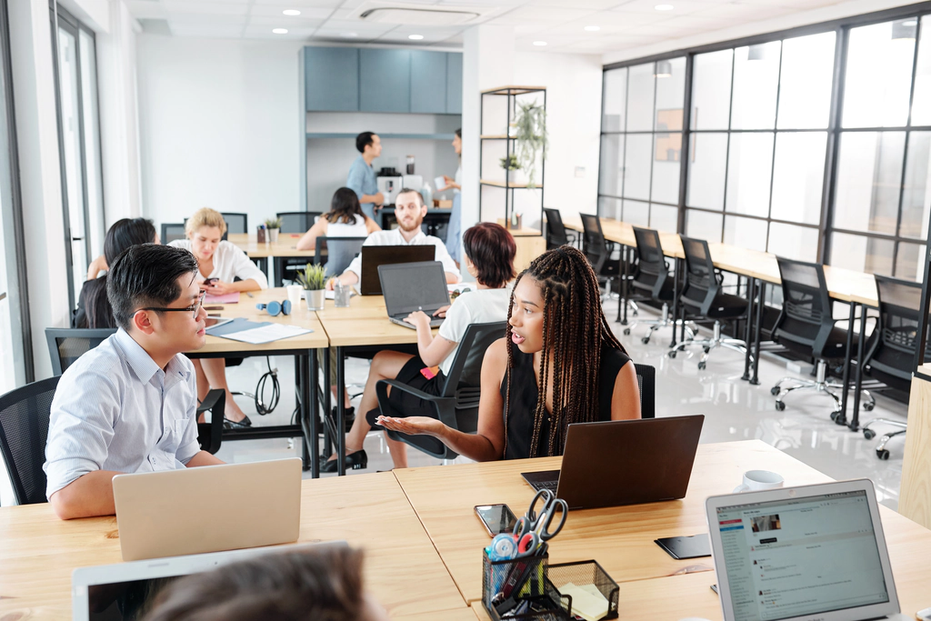 Small business office using wired and wireless technology solutions