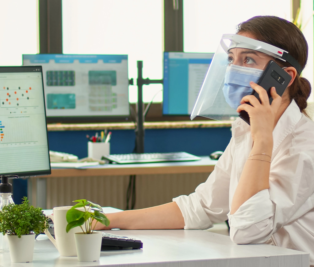 Health worker getting it support